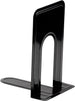 Juvale Bookends for Shelves – 8-Piece Heavy Duty Book Ends for Heavy Books, Nonskid Metal Bookend Supports, Book Stoppers, Book Shelf Holder - L7.3 x H9 x W5.8 Inches, Black