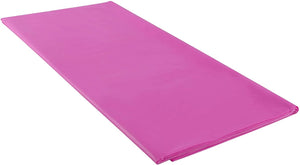 Fuchsia Pink Plastic Tablecloth - 3-Pack 54 x 108-Inch Rectangular Disposable Table Cover, Perfect for Buffet Banquet or Long Picnic Tables, Indoor Outdoor Decoration for Any Party, 4.5 x 9 Feet