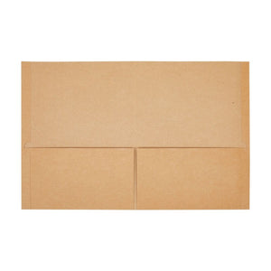 Kraft Paper Folders for Office and School, Twin Pockets (12 x 9.25 In, 12 Pack)