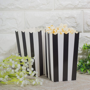 Mini Popcorn and Candy Containers for Halloween, Birthday Supplies (3.3 x 5.5 x 3.3 In, 20 oz)