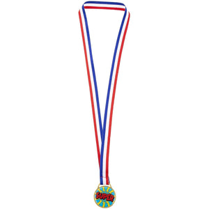 Award Medals for Kids, Participation Ribbons for School, Sports, Contests (12 Pack)