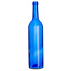 6 Pack Empty Wine Bottles for Kitchen Counter, Home Decor, Crafts, Blue Transparent Glass Bottles for Bar Accessories (750ml, 12.75 In)