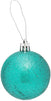 Mini Shatterproof Glitter Christmas Tree Ball Ornaments (Forest Green, 2.3 in, 36 Pack)