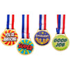 Award Medals for Kids, Participation Ribbons for School, Sports, Contests (12 Pack)