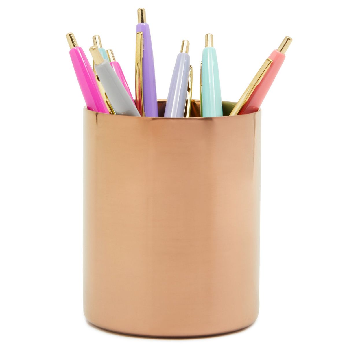 Starviky Pen Holder Metal Pencil Holder for Desk, Aluminum Pencil Cup –  Vaydeer