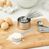 Stainless Steel Measuring Cup and Spoon Set, US and Metric Measurements (11 Sizes)