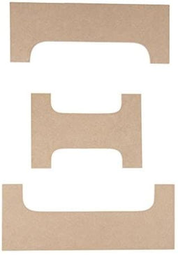Juvale Unfinished Wooden Letter Theta (11 x 11.5 Inches)