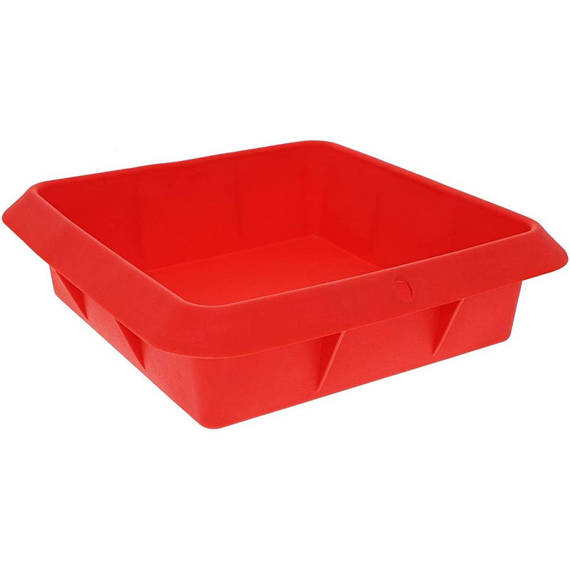 Nonstick Silicone Bakeware, Baking Set (Red, 4 Pieces)