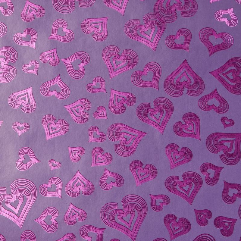 Holographic Hearts Gift Wrapping Paper for Mother’s Day, Wedding (17 In x 17.3 Ft, 3 Rolls)