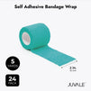 24 Pack Self Adhesive Bandage Wrap, Cohesive Medical Tape, 12 Colors (2 in x 5 Yards)