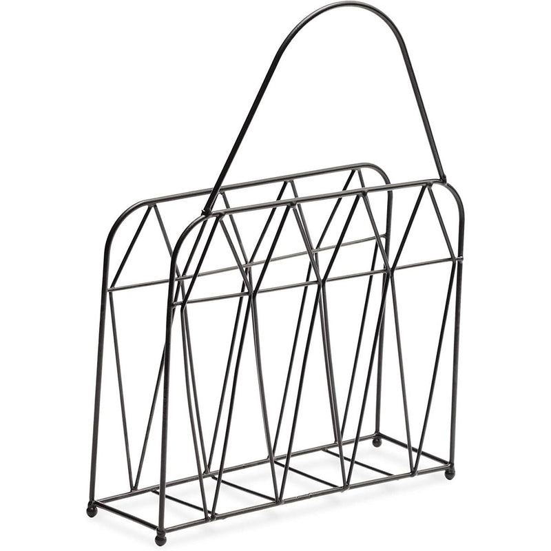 Juvale Hanging Magazine Rack (15.5 Inches, Rose Gold)