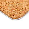 Cork Square Coaster Backings, Self Adhesive Sheets (3.7 In, 50 Pack)