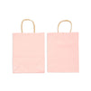 Rose Gold Gift Bags with Handles for Weddings, Birthdays (8 x 4 x 10 In, 24 Pack)
