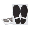 Footprint Decals for Classroom, Dance Studio, Parties (7.1 x 2.6 In, 32 Pairs)