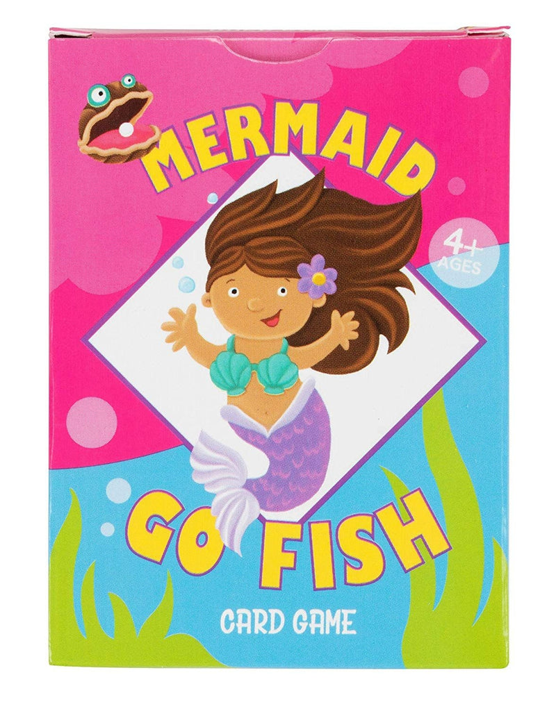 Go Fish Card Game - 4 Decks of 48 Cards Each, Classic Card Games for Kids, Mermaid Design