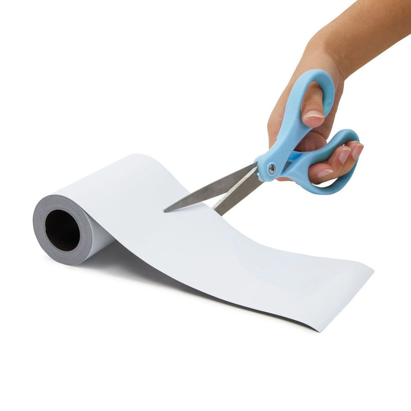 Dry Erase Magnetic Tape Roll, 4 In x 10 Ft Wipe Off Whiteboard Roll